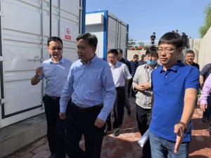 河北省生态环境厅厅长高建民组织参观考察开云网页版污水分散源治理项目运行情况